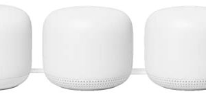 Google Nest WiFi - AC2200 (2nd Generation) Router and Add On Access Point Mesh Wi-Fi System (3-Pack