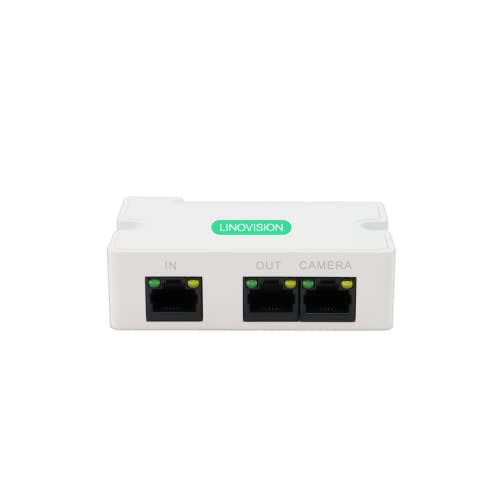 LINOVISION Mini Passive 2 Port POE Extender IEEE 802.3af/at POE Repeater Up to 1000ft Power Over Ethernet Over Cat5/6 Cable LINOVISION Mini Passive 2 Port POE Extender IEEE 802.3af/at POE Repeater Up to 1000ft Power Over Ethernet Over Cat5/6 Cable