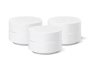 Google Wifi - AC1200 - Mesh WiFi System - Wifi Router - 4500 Sq Ft Coverage - 3 pack
