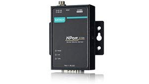 MOXA NPort 5232I w/Adapter 2 Port RS-422/485 Device Server