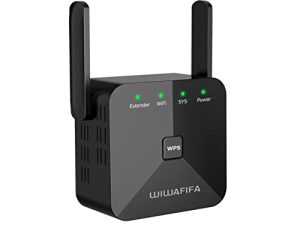 Wiwafifa WiFi Extender Signal Booster - Long Range Coverage up to 8640 Sq.ft and 35 Devices