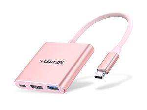 LENTION 3-in-1 USB C Hub with 100W Power Delivery