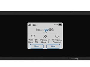 Inseego MiFi M2000 5G and 4G LTE Hotspot T-Mobile | All Day Battery Life | WiFi 6 Technology (Renewed)