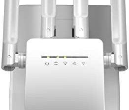 WiFi Extender Wireless Signal Internet Booster Long Range up to 8600 sq.ft and 40 Devices for Home