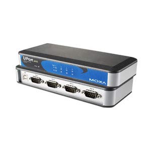 MOXA UPort 2410 4-Port RS-232 Serial to USB Converter MOXA UPort 2410 4-Port RS-232 Serial to USB Converter