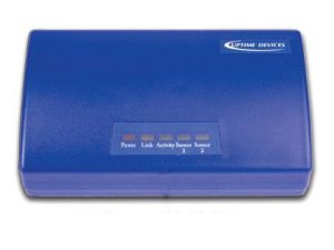 Uptime Devices SH-2 0U 2 PORT SENSOR HUB/BUILT-IN WEB INTERFACE/1 FOOT TEMP SENSOR INCLUDED