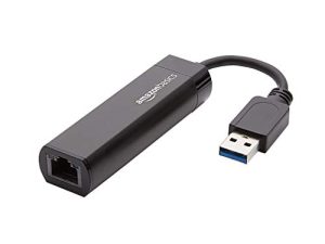 Amazon Basics USB 3.0 to 10/100/1000 Gigabit Ethernet Internet Adapter