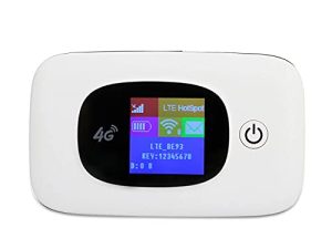 VSVABEFV 4G LTE Mobile Router with SIM Card Slot Unlocked Portable WiFi Hotspot Devices for Travel Support B2/B4/B5/B12/B17 Network Band for AT&T/T-Mobile