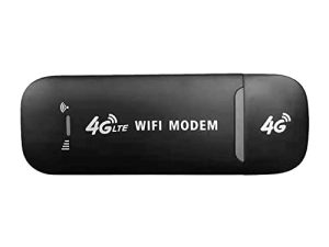 AZURAOKEY 4G LTE Unlocked Universal Wireless Small WiFi Modem Router Dongle 150Mbps with SIM Card Slot Car Hotspot Pocket Mobile WiFi