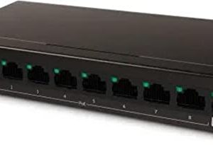 Luxul SW-100-08P 8-Port Unmanaged PoE+ Switch