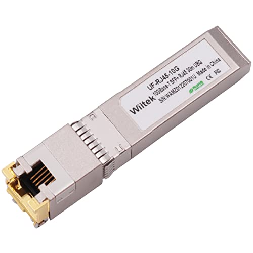 Wiitek SFP+ to RJ45 Copper Modules Wiitek SFP+ to RJ45 Copper Modules