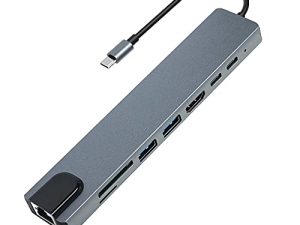 USB C Hub Multiport Adapter Bienque 8 in 1 Type C to HDMI Multiport Adapter with 4K HDMI