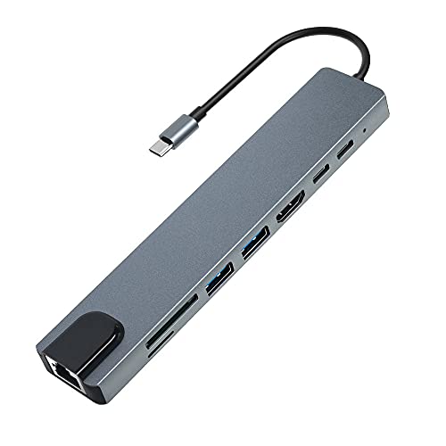 USB C Hub Multiport Adapter Bienque 8 in 1 Type C to HDMI Multiport Adapter with 4K HDMI USB C Hub Multiport Adapter Bienque 8 in 1 Type C to HDMI Multiport Adapter with 4K HDMI