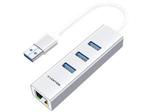 LENTION USB Hub to 3 USB 3.0 & Gigabit Ethernet LAN RJ45