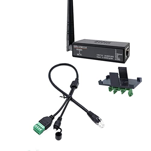 HF Smallest Elfin-EW11/Elfin-EW11A-0 Wireless Networking Devices Modbus TPC IP Function RJ45 RS485 to WiFi Serial Server (EW11A-0 Whole Set) HF Smallest Elfin-EW11/Elfin-EW11A-0 Wireless Networking Devices Modbus TPC IP Function RJ45 RS485 to WiFi Serial Server (EW11A-0 Whole Set)
