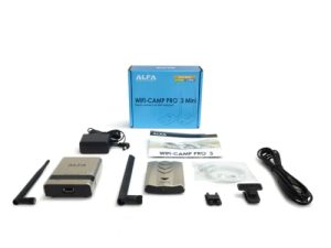 ALFA WiFi Camp Pro 3 Mini 2.4 + 5 Ghz Dual Band WiFi Extender Repeater for Airstream