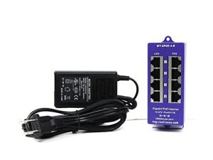 PoE Texas 4 Port 24V Passive PoE Injector with 24V 30W UL/FCC Certified Power Supply - Gigabit Injector - Passive Power Over Ethernet Multi Port PoE Adapter for Ubiquiti