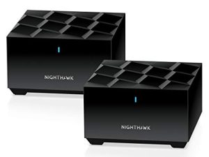 NETGEAR Nighthawk Advanced Whole Home Mesh WiFi 6 System (MK72)– AX3000 Router with 1 Satellite Extender