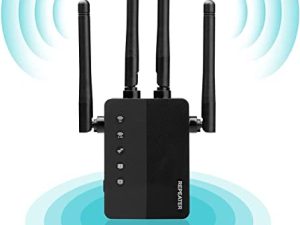 All New WiFi Extender Internet Long Range Booster up to 8500 sq.ft - Wi-Fi Signal Amplifier Repeater with Ethernet Port & Access Point Mode