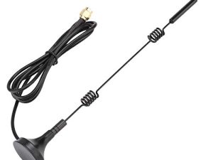 Omnidirectional WiFi Router Double Helix Antenna with 12DBi High Gain 2.4/5GHZ Dual-Band Support 2.4/5.8 GHz Dual-Band WiFi Suitable Most Routers and WiFi Devices(3 Meters)