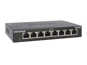 NETGEAR 8-Port Gigabit Ethernet Unmanaged Switch (GS308) - Home Network Hub