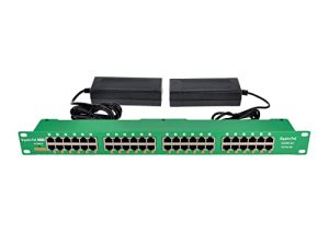 PoE Texas 24 Multi Port IEEE 802.3at PoE+ Injector - Gigabit Data Active Power Over Ethernet for High Powered Devices