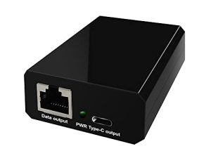 HYN@NET 60W PoE Splitter to USB-C Power Adapter Fast Charger for Phone