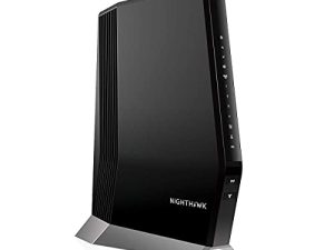 NETGEAR Nighthawk Cable Modem with Built-in WiFi 6 Router (CAX80) - Compatible with All Major Cable Providers | Cable Plans Up to 6Gbps | AX6000 WiFi 6 speed | DOCSIS 3.1 (Renewed)