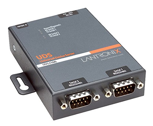 Lantronix UDS2100 2-Port Device Server - 2 x DB-9 Lantronix UDS2100 2-Port Device Server - 2 x DB-9