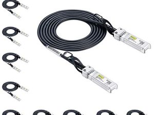 #10Gtek# [10-Pack] 10G SFP+ DAC Cable - 10GBASE-CU Passive Direct Attach Copper Twinax SFP Cable for Cisco SFP-H10GB-CU2M