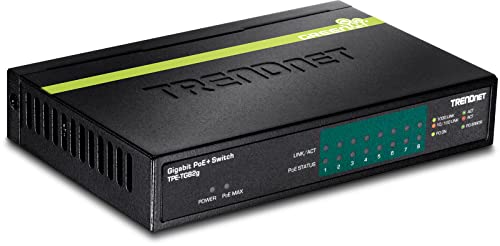 TRENDnet 8-Port GREENnet Gigabit PoE+ Switch TRENDnet 8-Port GREENnet Gigabit PoE+ Switch