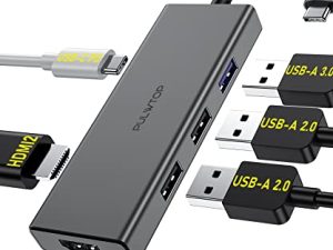 USB C Docking Station to Dual HDMI Adapter