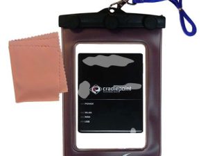 Gomadic Outdoor Waterproof Carrying case Suitable for The Cradlepoint CTR350 Cellular Travel Router to use Underwater - Keeps Device Clean and Dry