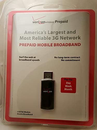 Verizon USB760 3G Prepaid USB Broadband Device Verizon USB760 3G Prepaid USB Broadband Device