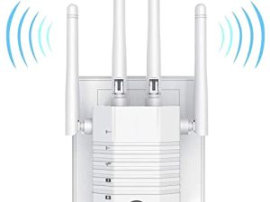 All-New WiFi Extender Internet Long Range Booster up to 9800 sq.ft - Wi-Fi Signal Amplifier Repeater with Ethernet Port & Access Point Mode
