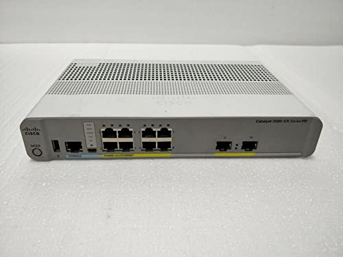 Cisco WS-C3560CX-8PT-S Catalyst 3560 CX Pd Pse 8 Port Networking Device (Renewed) Cisco WS-C3560CX-8PT-S Catalyst 3560 CX Pd Pse 8 Port Networking Device (Renewed)