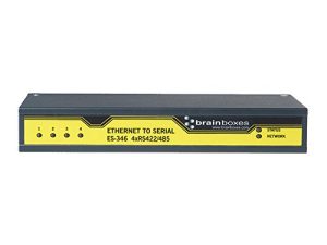 Brainboxes ES-346 4PORT RS422/485 ETHERNET to Serial Device Server 1 MEGABAUD
