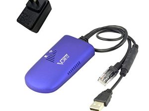 VONETS WiFi Bridge 2.4GHz Wireless Ethernet Bridge Signal Repeater WiFi Hotspot with 5V/2A USB Power Adapter RJ45 to WiFi Convert for DVR