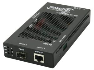 Transition Networks S6010-1014-NA S6010 Series T1/E1 to Fiber Network Interface Device - Short-haul modem - SC single-mode / RJ-48 - up to 12.4 miles - T-1/E-1 - 1310 nm