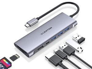 LENTION USB C Multiport Hub with 4K HDMI