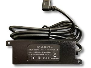 PoE Texas IEEE 802.3af PoE to USB-C Power and 10/100 Data with Power Delivery - Use Power Over Ethernet from A Network Switch to Charge Apple iPad Mini 3