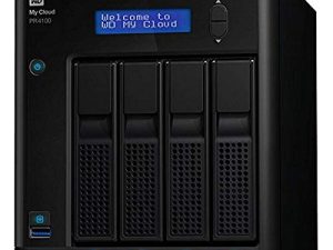 WD 40TB My Cloud Pro Series PR4100 Network Attached Storage - NAS - WDBNFA0400KBK-NESN