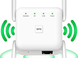WiFi Range Extender - 1200Mbps WiFi Range Extender Wireless Signal Repeater Booster