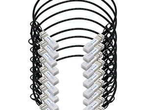 QSFPTEK 10pack 0.25m (0.82ft) 10G SFP+ Twinax Cable