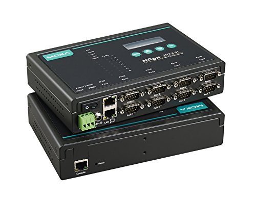 MOXA NPort 5610-8-DT - 8 Port RS-232 Desktop Serial Device Server MOXA NPort 5610-8-DT - 8 Port RS-232 Desktop Serial Device Server